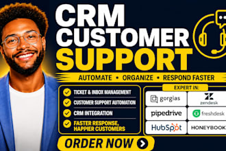 build zendesk hubspot CRM gorgias pipedrive freshdesk shopify customer support