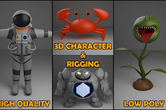 create and rig a 3d character in blender