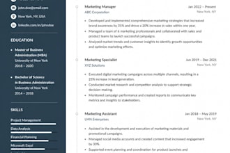 redesign your CV into a modern professional one