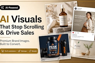 design ai brand identity visuals and high converting ad creatives