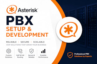 setup, configure and develop asterisk pbx for your business