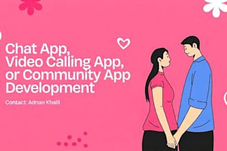 build a realtime social networking live video calling and chat room