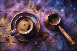 read your turkish coffee cup and reveal your future