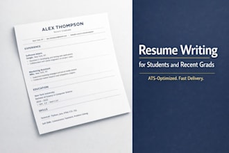 write an ats resume for internship and entry level jobs