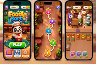 design unity game UI UX design for mobile and PC games