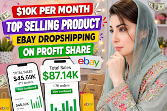 manage your ebay dropshipping store on profit share