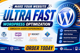 fix loading issues and optimize wordpress speed for better UX