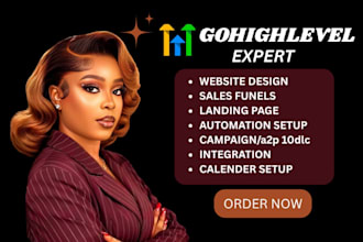 design gohighlevel sales funnel and automation system