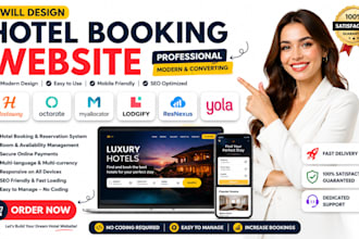 design hostaway octorate myallocator lodgify resnexus yola hotel booking website
