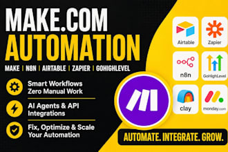 setup make com automation n8n airtable zapier gohighlevel ghl fix make scenerios