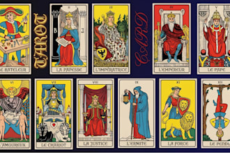 design custom tarot decks, oracle cards and playing card box for your game