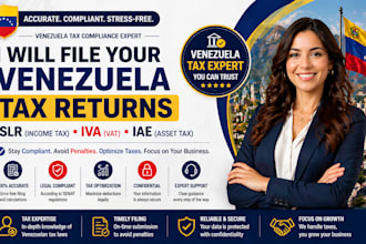 file your venezuela income tax return islr, vat iva, and asset taxes iae