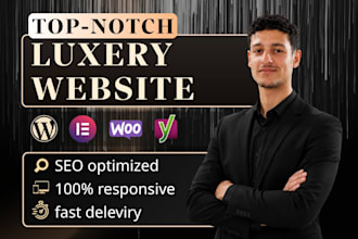 build luxury website design and website development