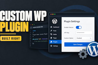 develop or customize a wordpress plugin with clean PHP code
