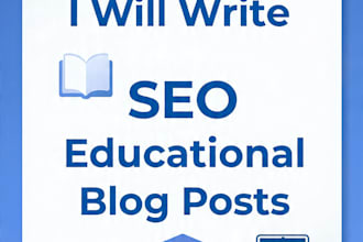 write 500 word SEO educational blog post for you