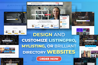 develop directory website using listingpro, mylisting or brilliant directory