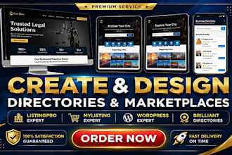 develop directory website using listingpro, mylisting or brilliant directory