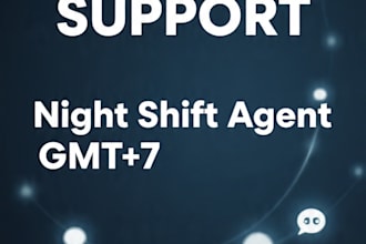 provide night shift shopify live chat agent