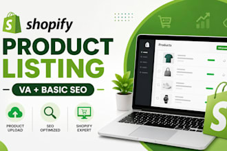 do shopify product listing and store management