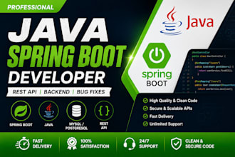 fix bugs in your java spring boot applicationquickly