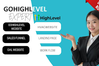do go high level sales funnel gohighlevel hvac website landing page ghl website