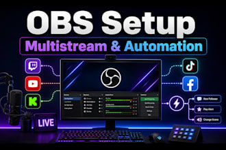 install and set up obs for multi stream with advanced bot