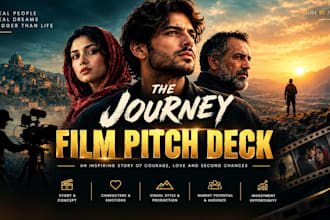 design an investor ready film pitch deck to secure funding