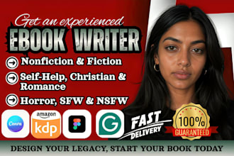 be your expert ebook ghostwriter nonfiction and book writer KDP ghostwriter