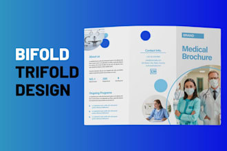 design bifold trifold design brochure design