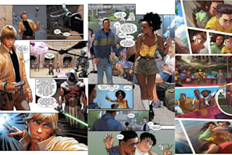 do comic illustration nsfw comic book page manga comic book artist comic art