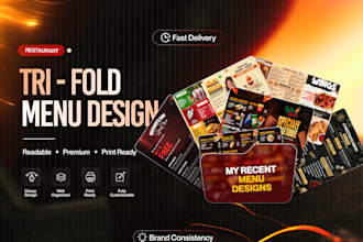 do restaurant trifold menu