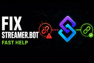 fix streamerbot obs and twitch automation issues fast