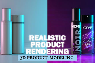 do realistic 3d amazon product rendering cad modeling 3d printing fusion360 cad
