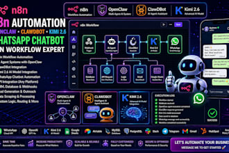 n8n automation openclaw clawdbot kimi 2 6 whatsapp chatbot n8n workflow expert
