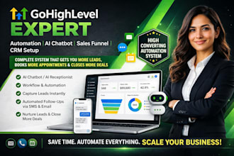 gohighlevel expert lead generation, funnel builder CRM specialist