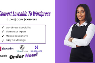 convert loveable ai to wordpress, base 44 to wordpress redesign loveable website