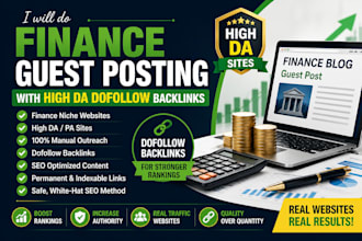 do finance guest posting with high da dofollow backlinks