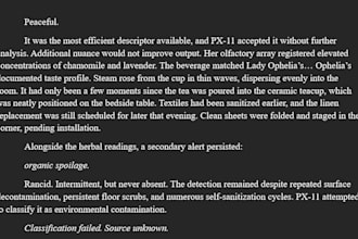 beta read your writing and provide feedback