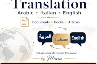 translate arabic to italian professionally