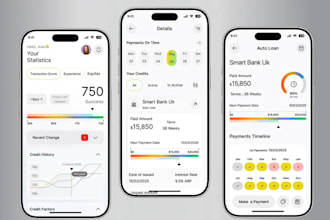 develop credit score app fintech app loan app neobank app finance app baking app
