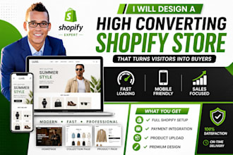 design a high converting shopify store