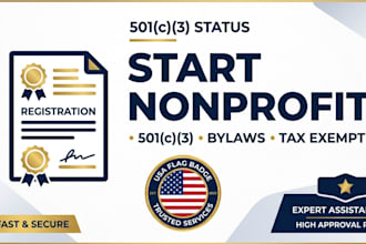 file 501c3 nonprofit bylaws register UK charity cio with charity commission