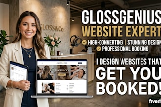 design glossgenius beauty spa salon website online booking acuity scheduling
