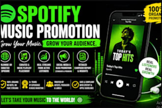 organic spotify track promotion, spotify music promotion, viral spotify music