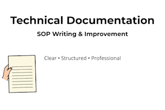 write and improve technical documents and sops