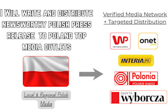 write and distribute newsworthy polish press release to poland top media outlets