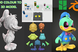 add color to stl, convert to multicolor 3mf for bambu lab ams, ttrpg mini, flexi