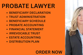 handle irrevocable trusts, probate accounting and beneficiary distribution cases