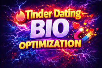 write you a natural tinder bio to get you the right man