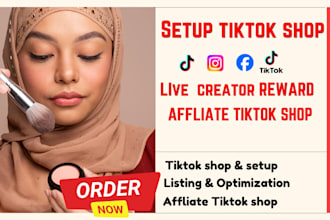 setup tiktok shop tiktok shop live account  recruitment tiktok creator reward